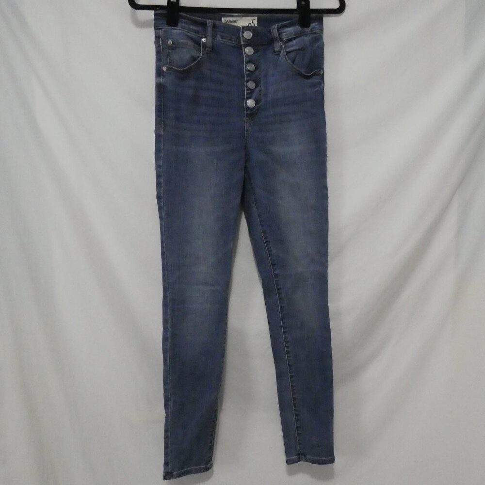 GARAGE - Ultra High Rise | size 5 | High Waisted Button Fly Slim Jeans | NWOT